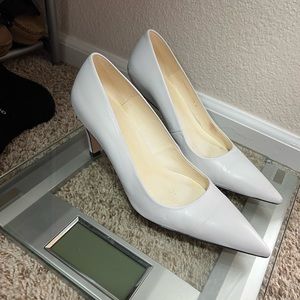 Good American White Stiletto Heels